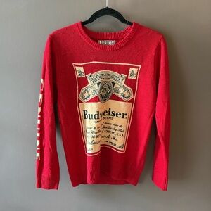 Vintage 1970’s Budweiser Wool Blend Sweater - Small